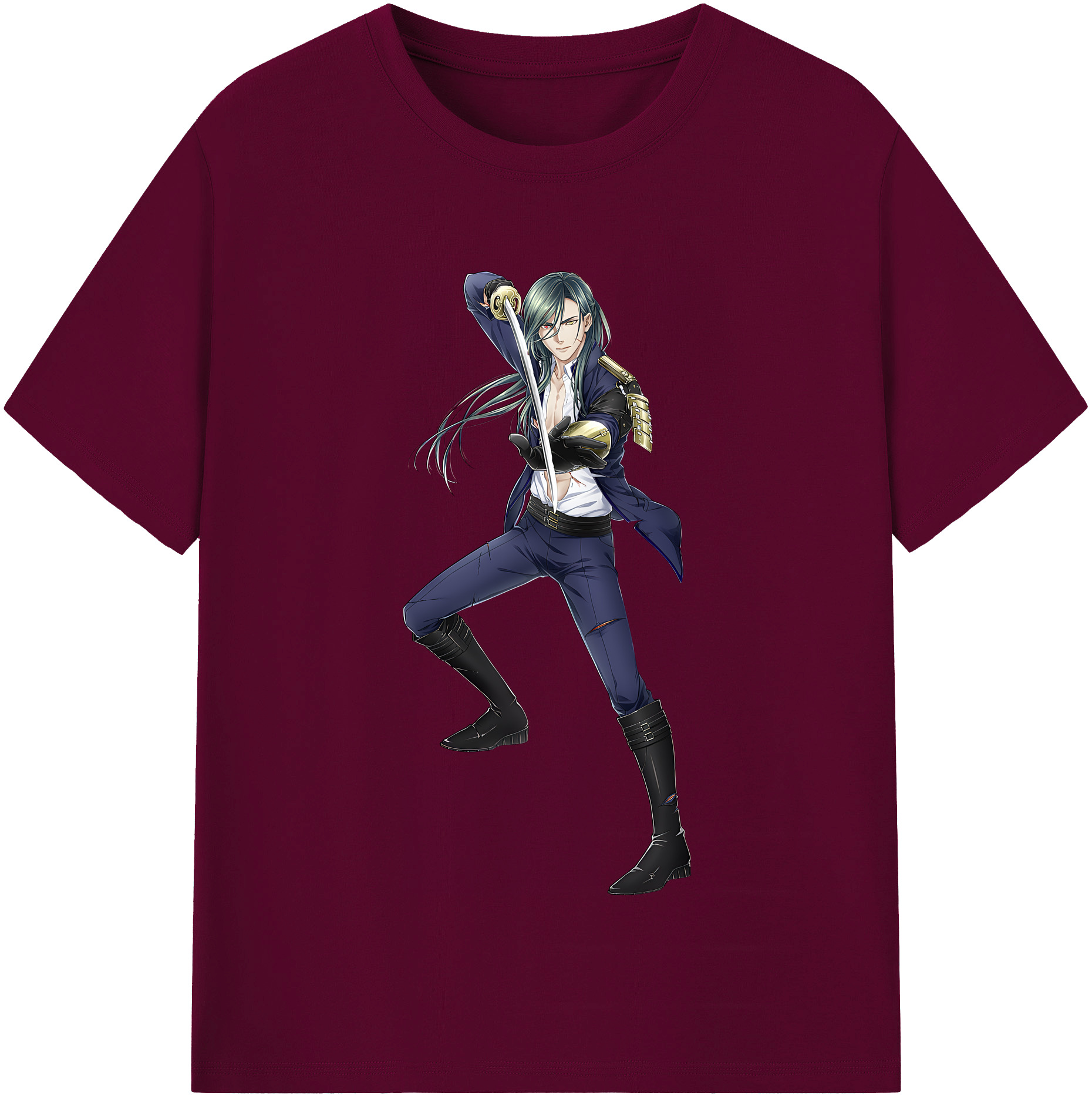 （画像用） 刀剣乱舞 Touken Ranbu レディースカジュアルプリントTシャツ（綿100％）